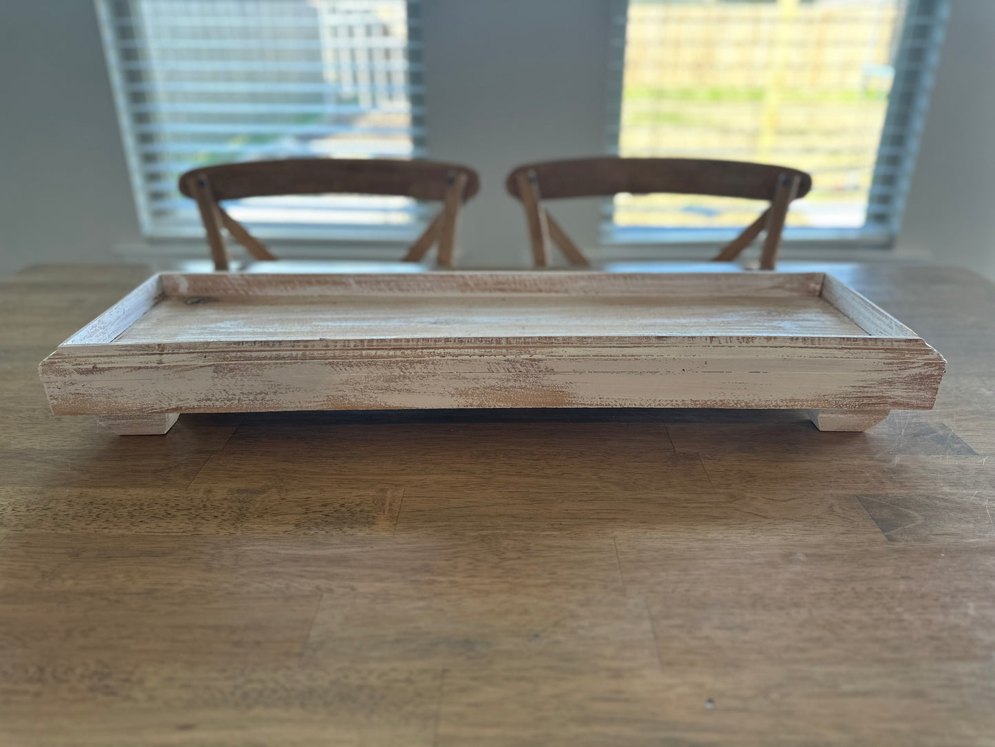 White Wooden Tray