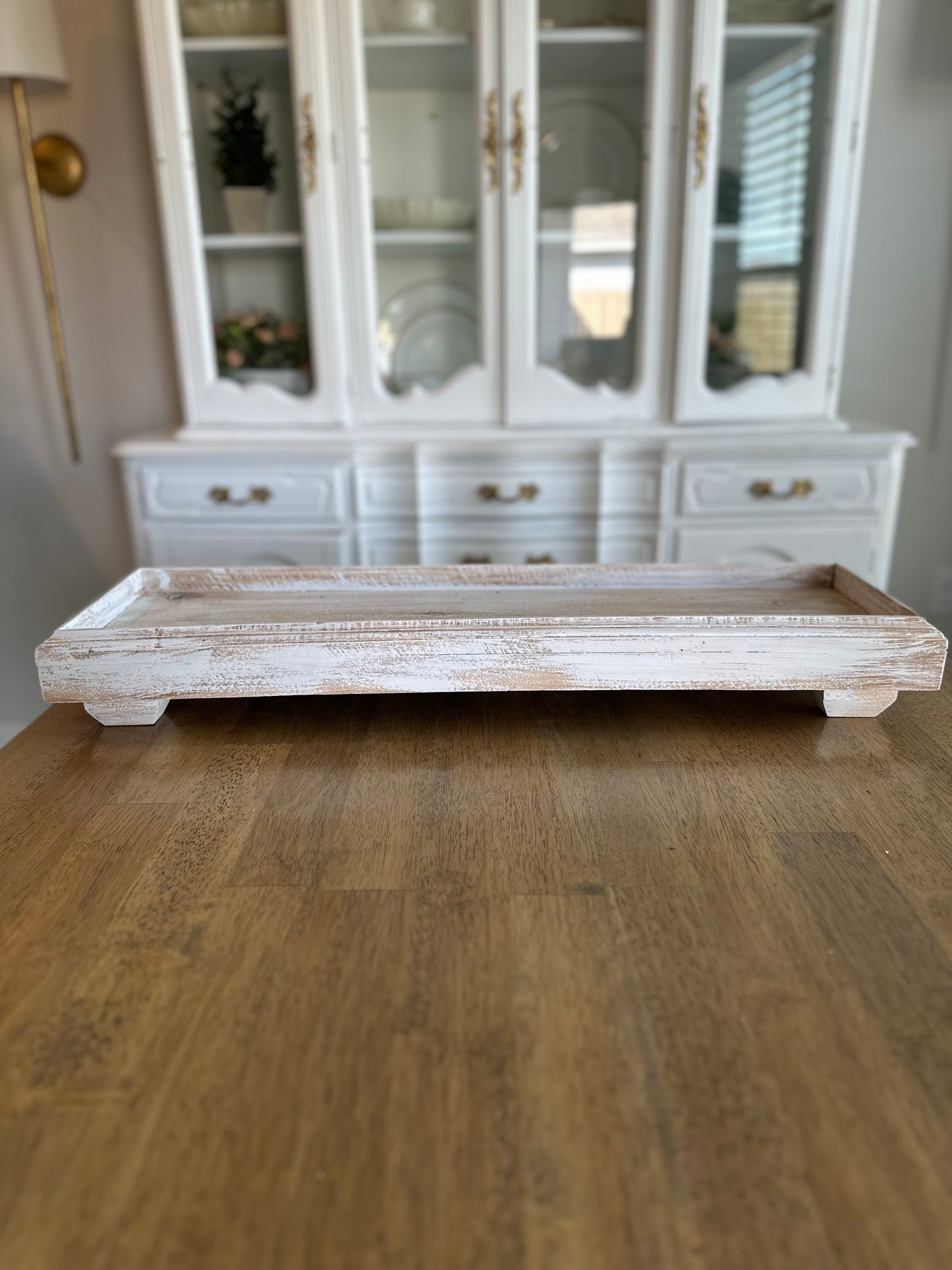 White Wooden Tray